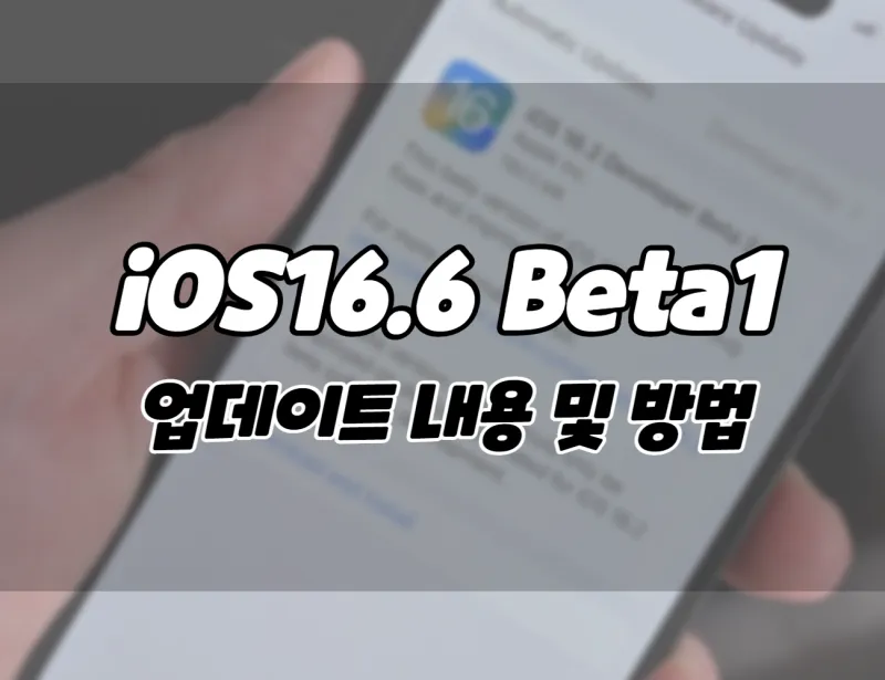 iPhone iOS 16 6 beta1 update content and download how iPad