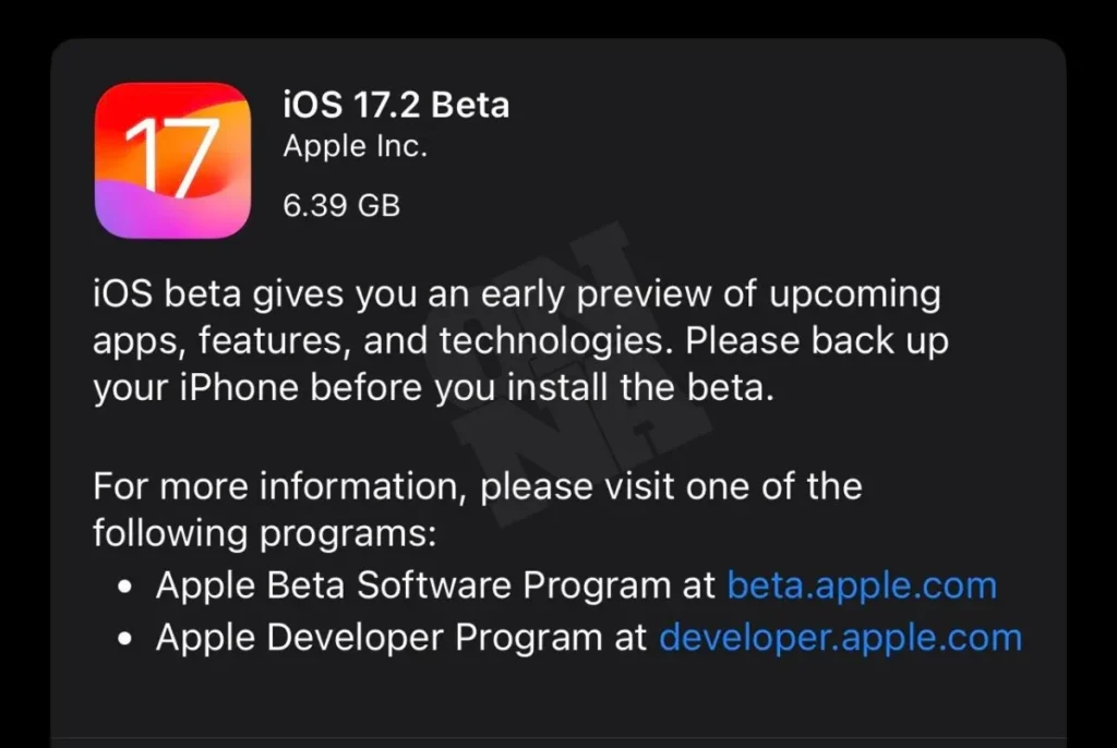 아이폰 iOS17.2 Beta1